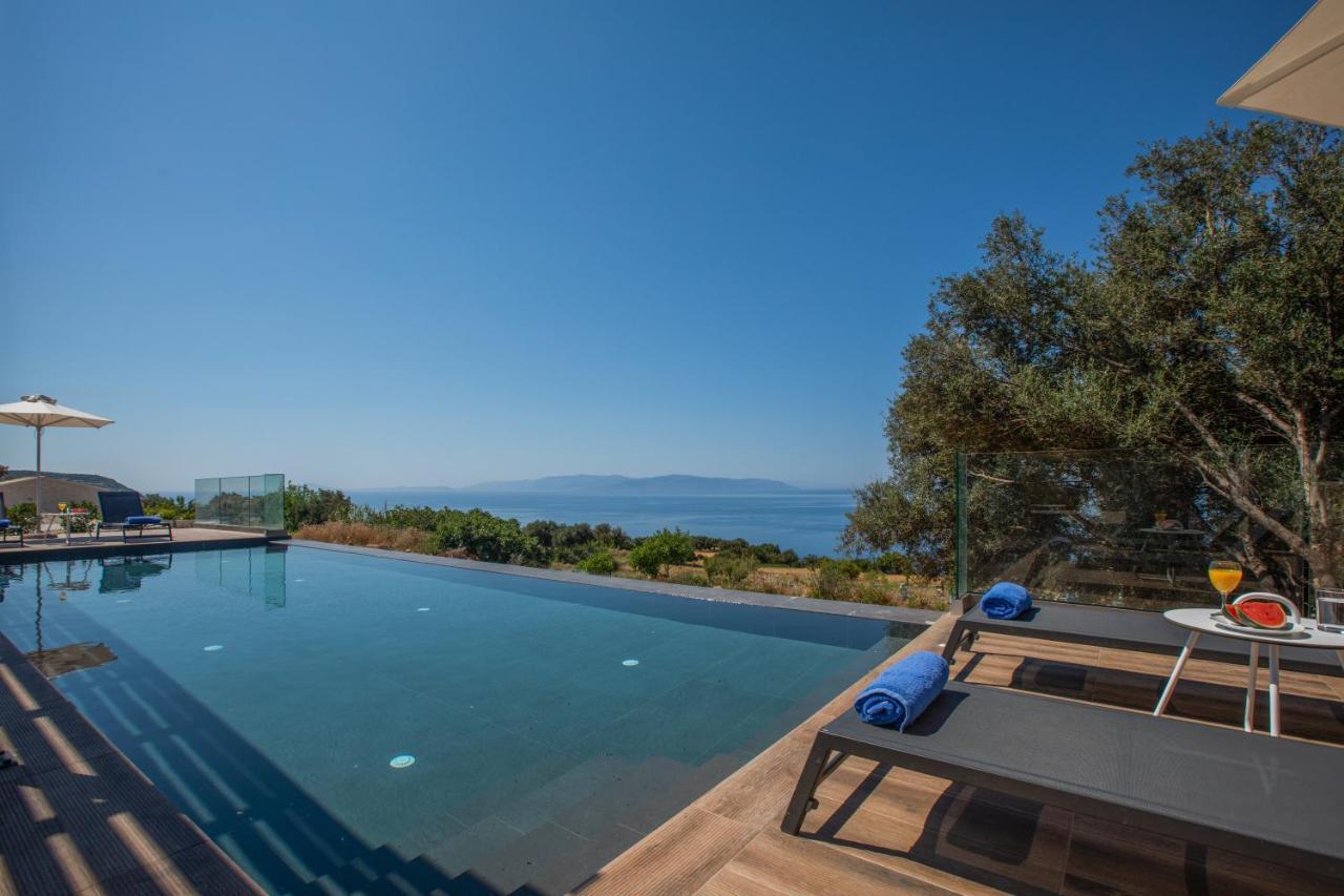 Brand New Villa Lefka With Private Pool At Platies Plateies Exterior photo
