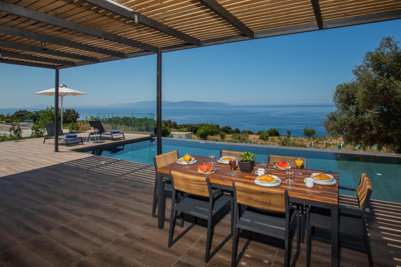 Brand New Villa Lefka With Private Pool At Platies Plateies Exterior photo
