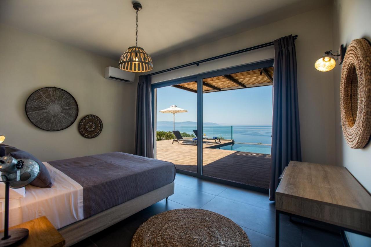 Brand New Villa Lefka With Private Pool At Platies Plateies Exterior photo